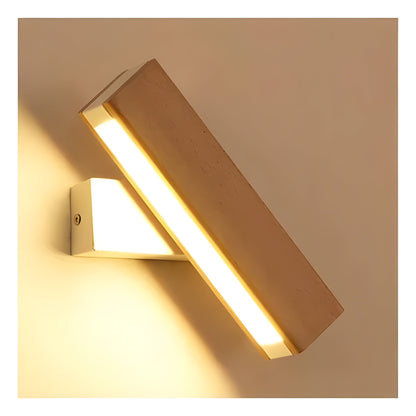 NordLume - Minimalistische Holz-Wandlampe