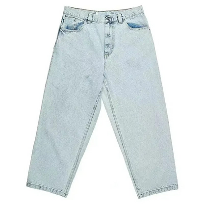 Große Herren-Hosen | Weit geschnittene, übergroße, lockere Skater-Style-Jeans