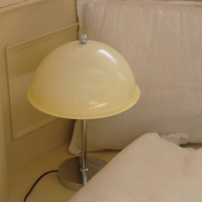 ClassicGlow - Sølv Metal og Akryl Bordlampe