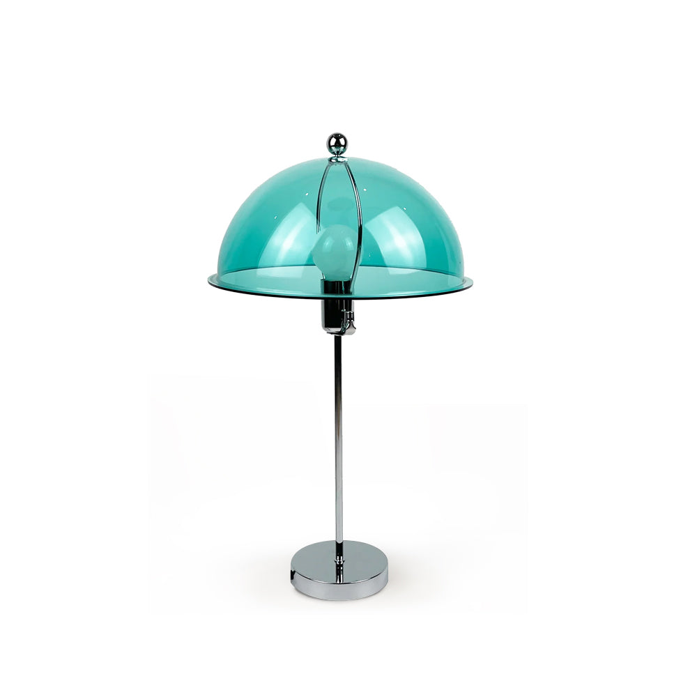 ClassicGlow - Sølv metall og akryl bordlampe