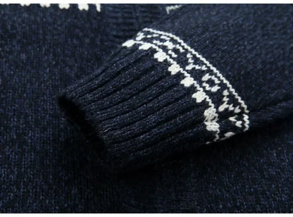 Raven – Cardigan zippé décontracté en maille pour hommes