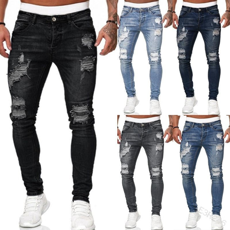 Benham - Jeans pour hommes élégants avec détails déchirés