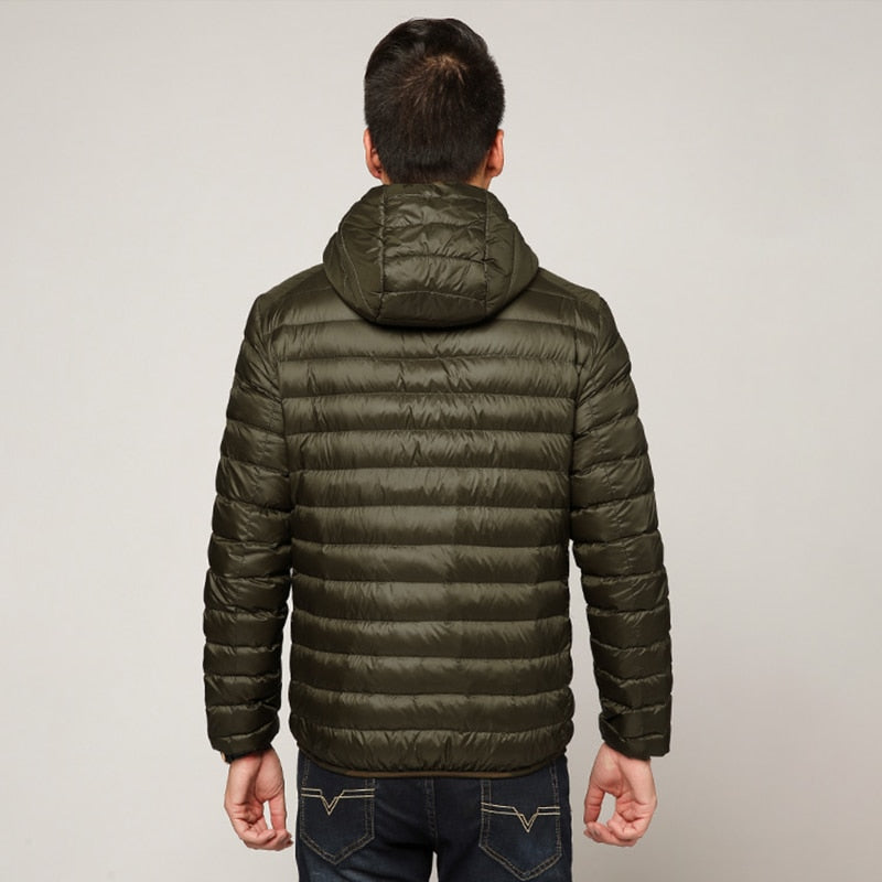 Veste mi-longue pour homme avec capuche - Jessie