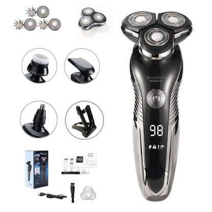 Rasoir rechargeable pour usage humide et sec