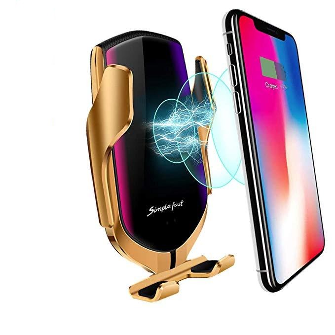 Support de téléphone à serrage automatique