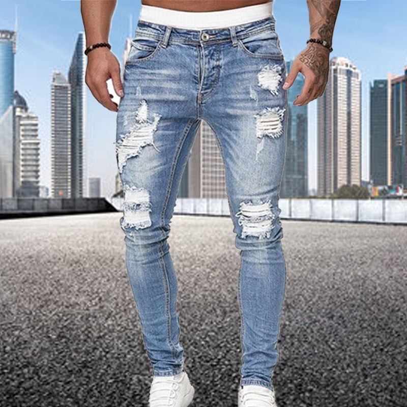 Benham - Jeans pour hommes élégants avec détails déchirés