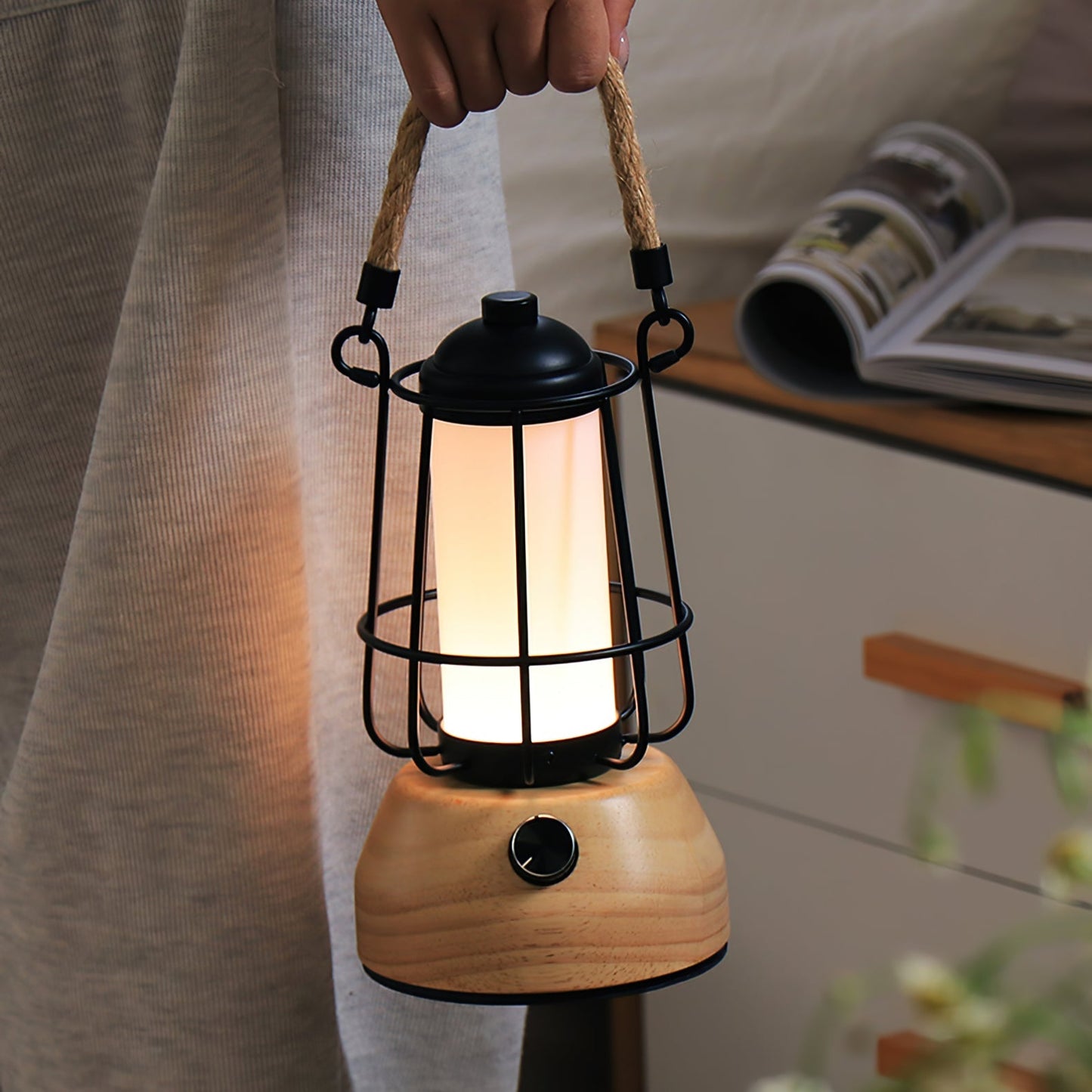 RopeLuxe - Udendørs Bordlampe