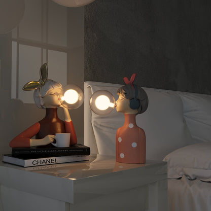 Lampes de table LED au design créatif unique « Sisters »