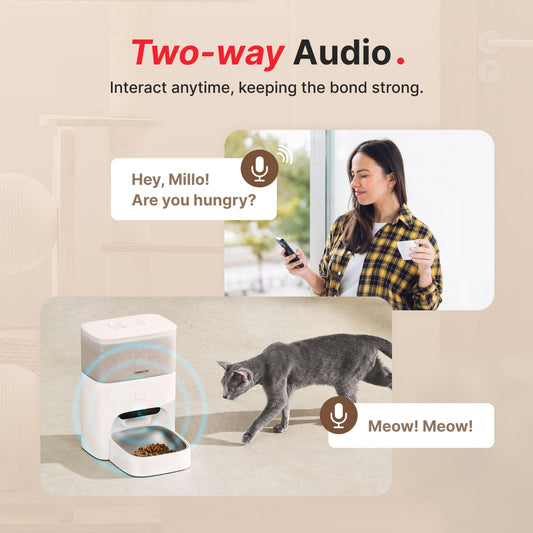 Petdiary – Smart automatisk kattefodrer med kamera