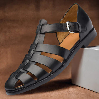 Blaise – Sandales en cuir pour hommes alliant confort et style