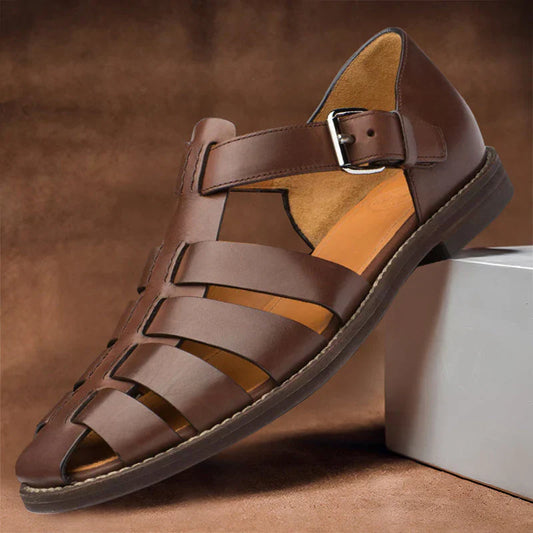 Blaise – Sandales en cuir pour hommes alliant confort et style