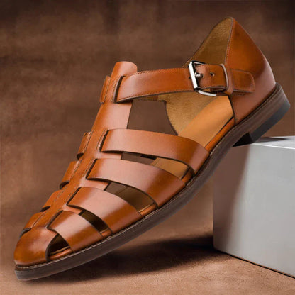 Blaise – Sandales en cuir pour hommes alliant confort et style