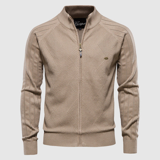 Veste zippée intégrale pour homme - Coton - Zyan