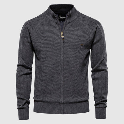 Veste zippée intégrale pour homme - Coton - Zyan