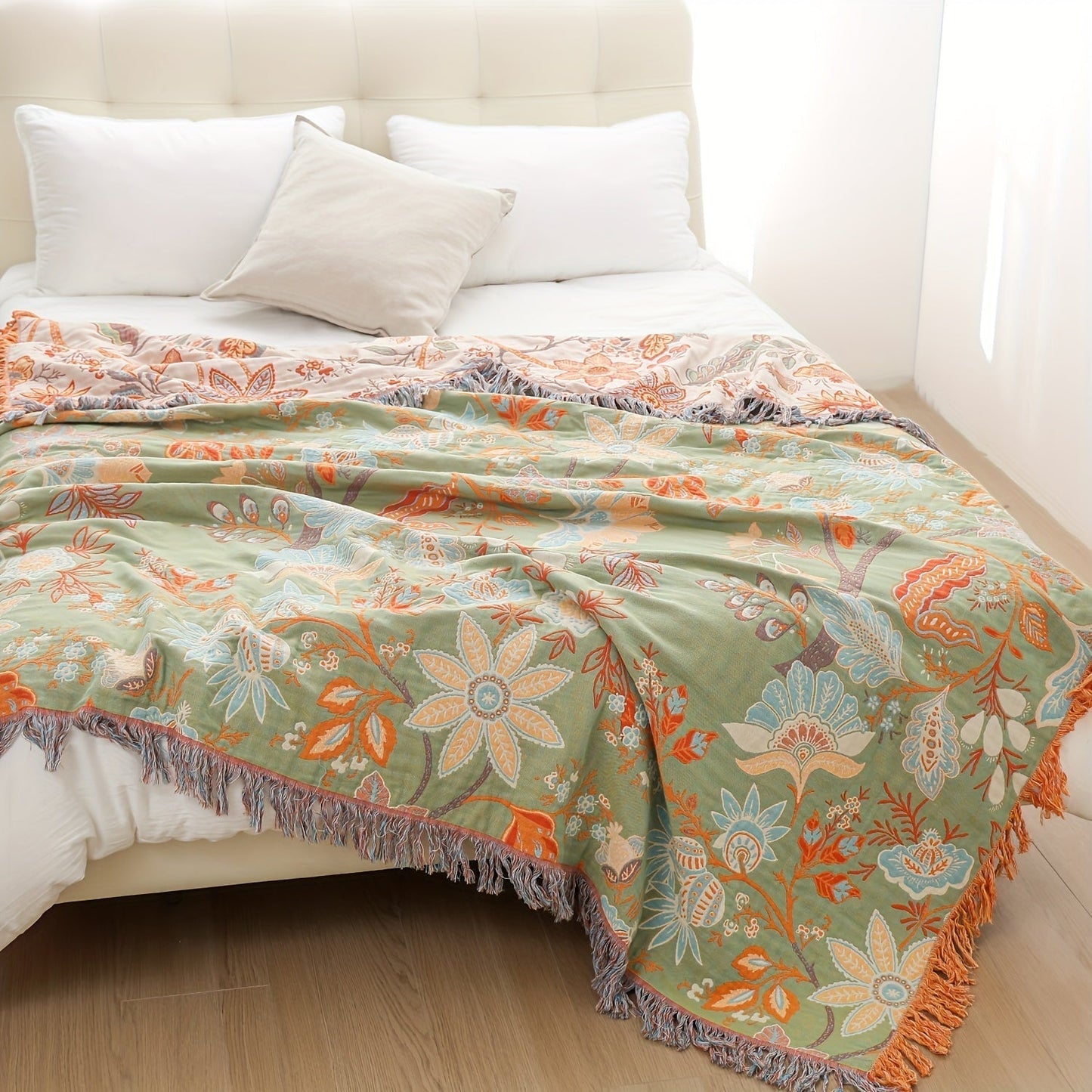 SoftWeave - Bohemian Quasten-Decke