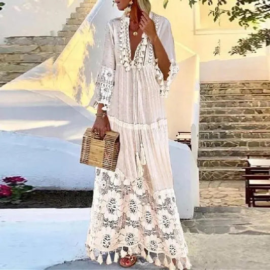 Robe longue éclatante - Ensoleillée
