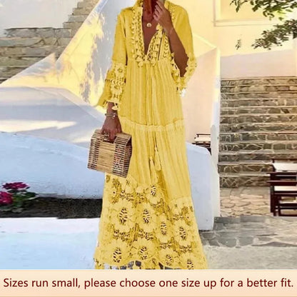 Robe longue éclatante - Ensoleillée