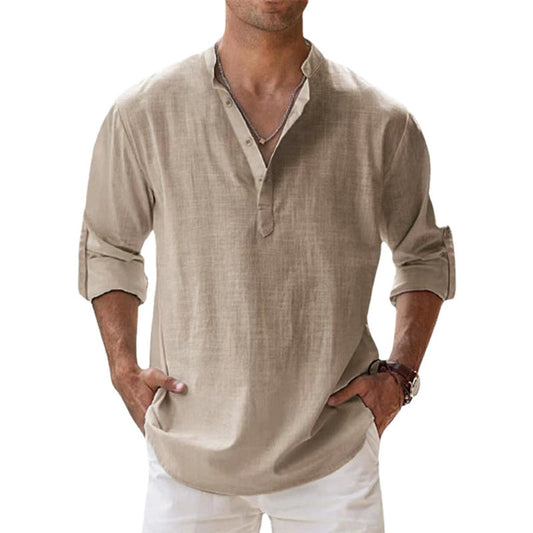 Chemise pour hommes - Lin - pour le printemps et l'été