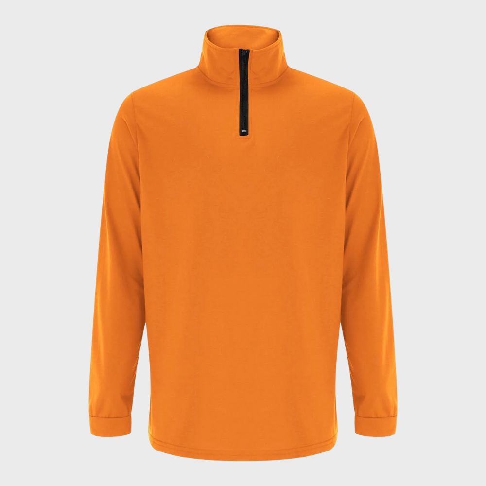 Pull pour homme avec fermeture éclair et look intemporel