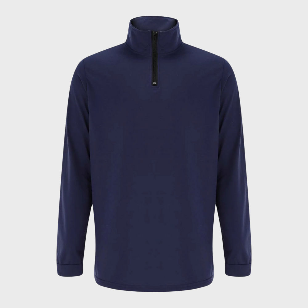 Pull pour homme avec fermeture éclair et look intemporel