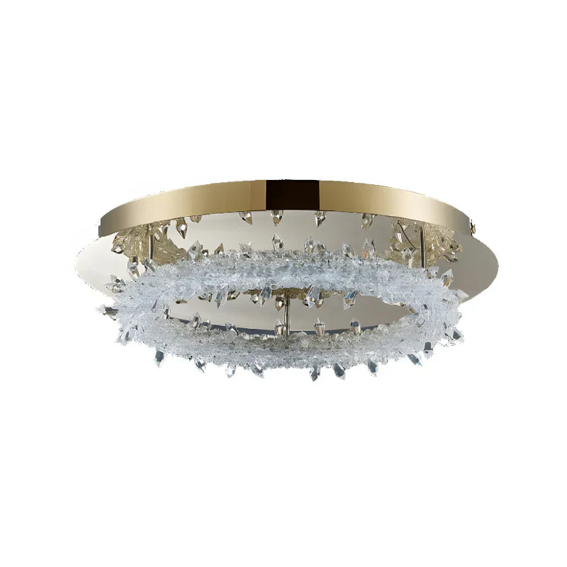LuxeGlimmer - Modern Crystal Ceiling Light
