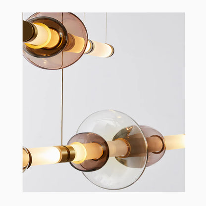 SpectrumLume - Farvet Glas Pendel Lys til Restaurant Dekoration