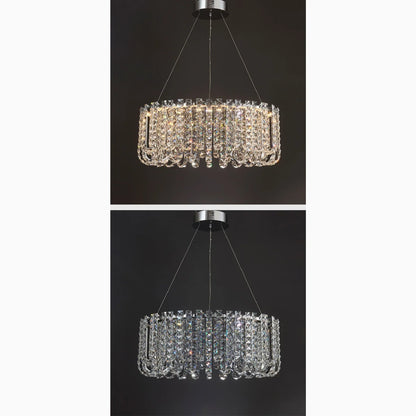 GlitterGlow - Luksuriøs krystall LED-lysekrone