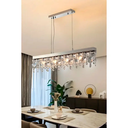 ShineLuxe - Modern Crystal Chandelier with LED Lighting