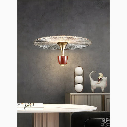 GoldPetal - Luxe Crystal Chandelier with Umbrella Shape