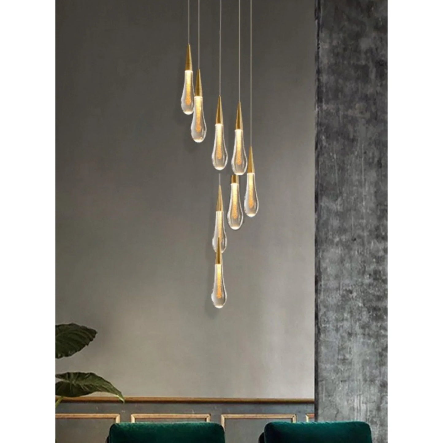 CrystalLuxe - Pendelleuchte mit Kristallen für das Wohnzimmer