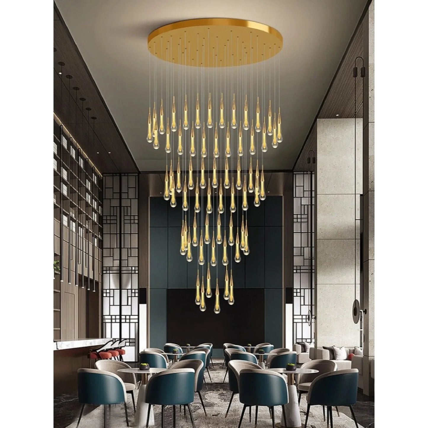CrystalLuxe - Pendelleuchte mit Kristallen für das Wohnzimmer