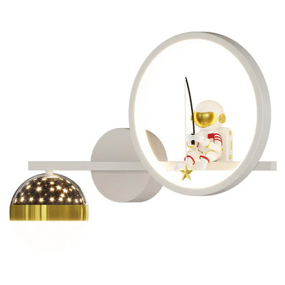 Lampe murale moderne pour chambre d'enfant avec lumière étoilée