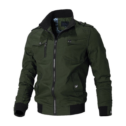 Veste pour homme - avec fermeture éclair et poche poitrine