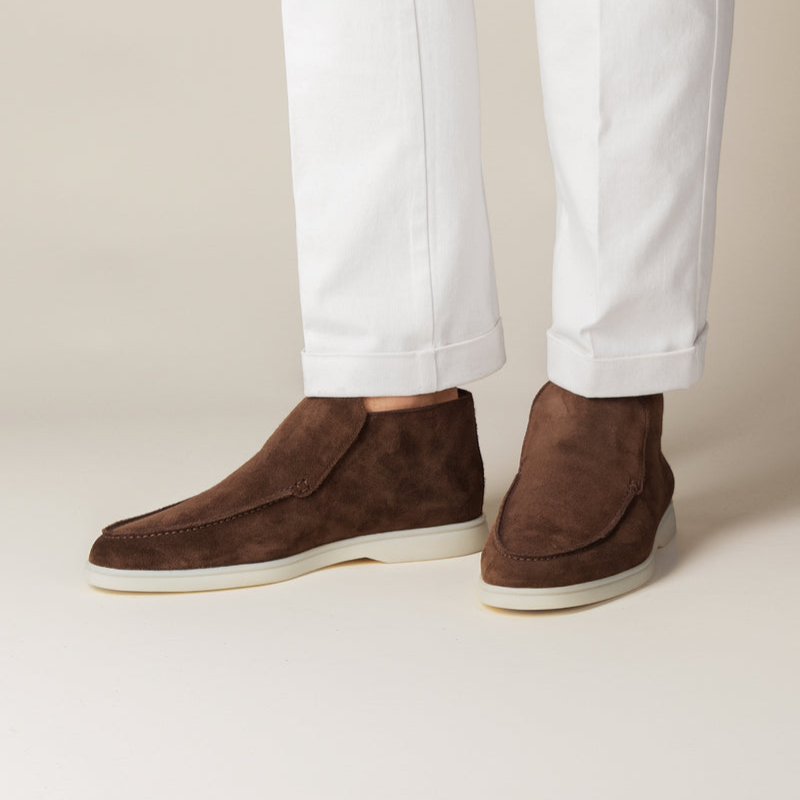 Ace - Elegant calf suede men's loafer