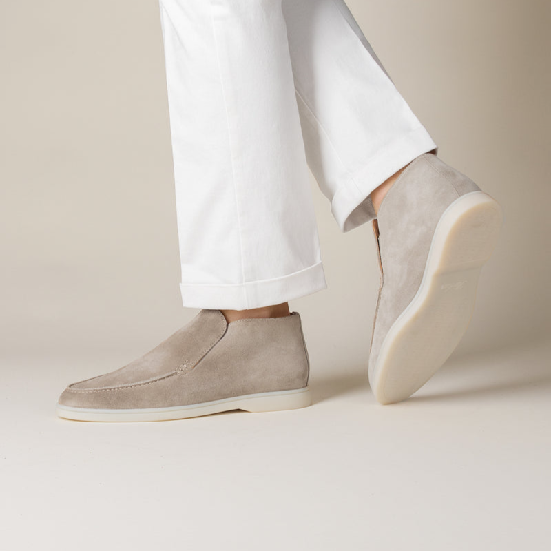 Ace - Elegant calf suede men's loafer