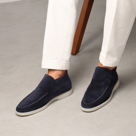 Ace - Elegant calf suede men's loafer