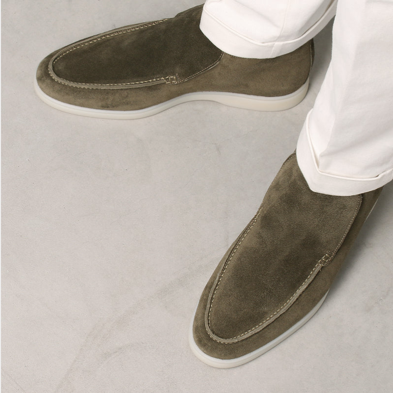 Ace - Elegant calf suede men's loafer