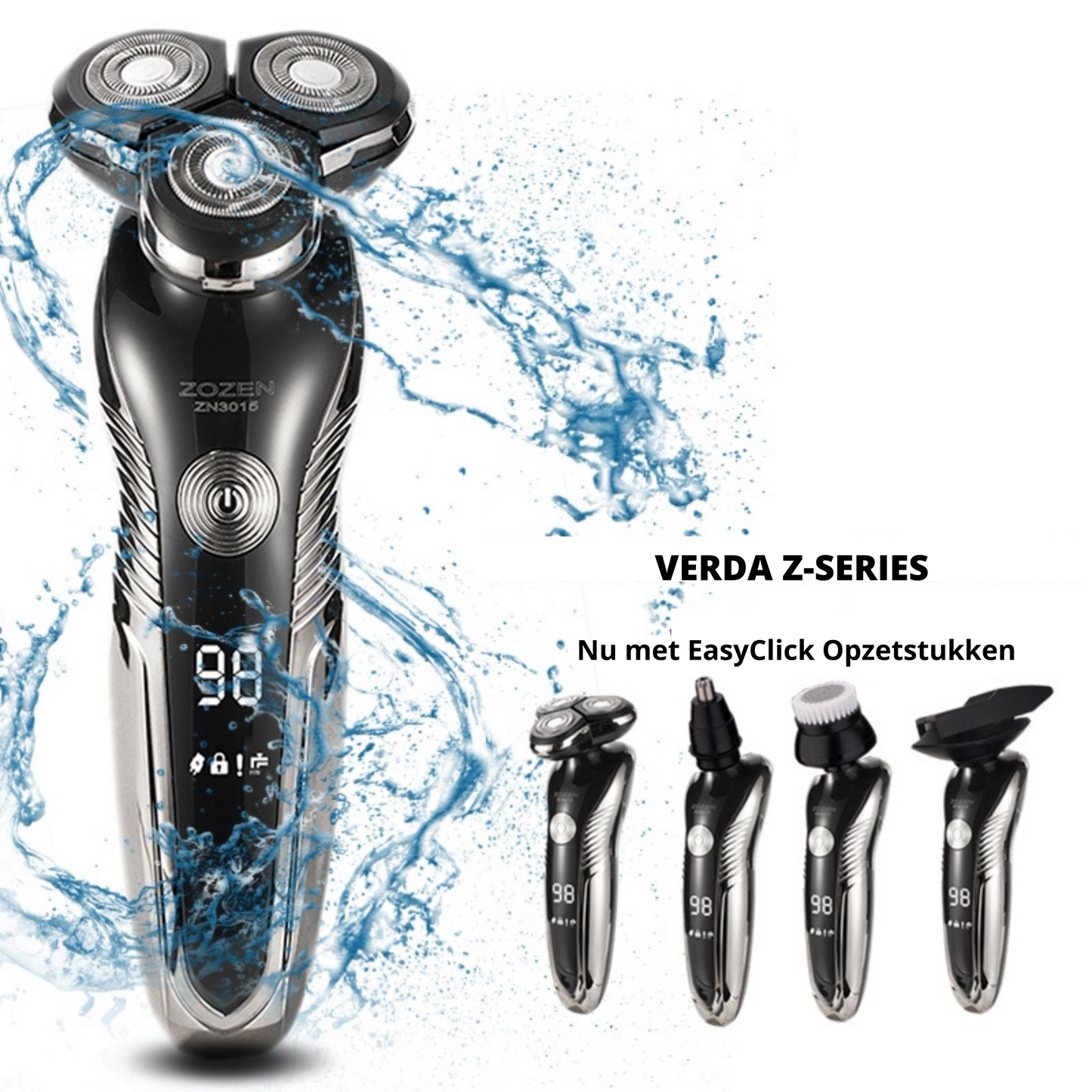 Rasoir rechargeable pour usage humide et sec