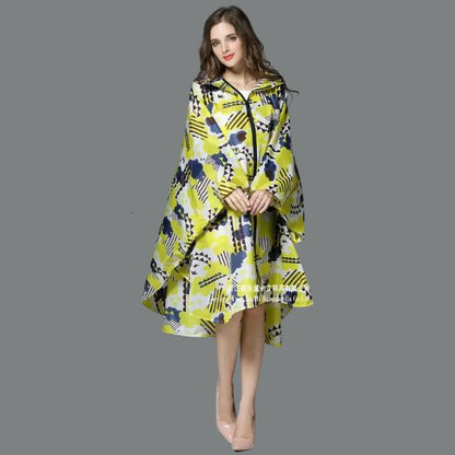 Veste de pluie unisexe moderne et imperméable avec sac assorti