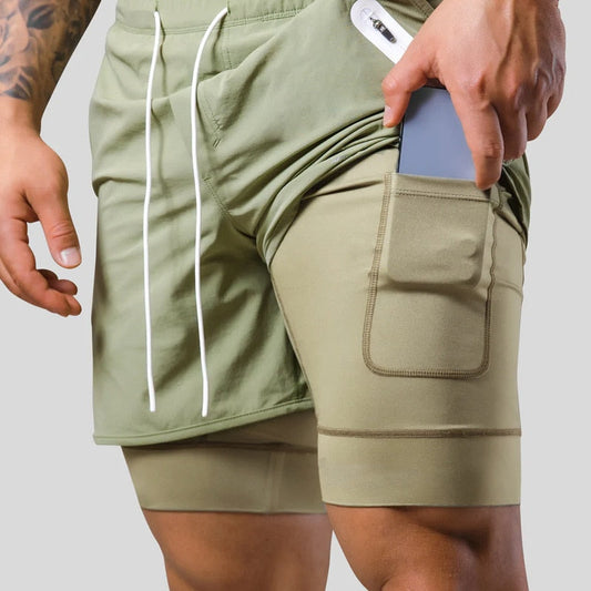 2-in-1 Sports Trousers for Men | Perfect for Any Workout