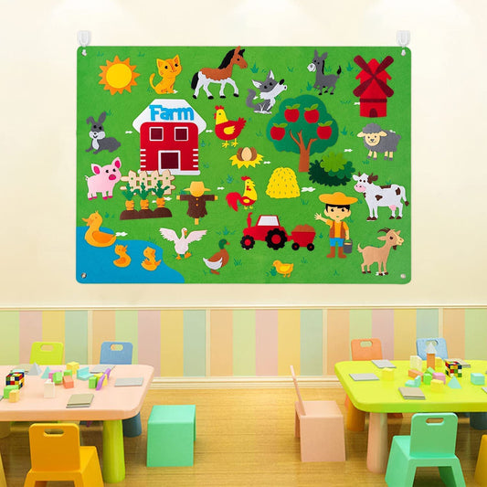 VelvetiKIDS - Tableau en feutre pour tout-petits