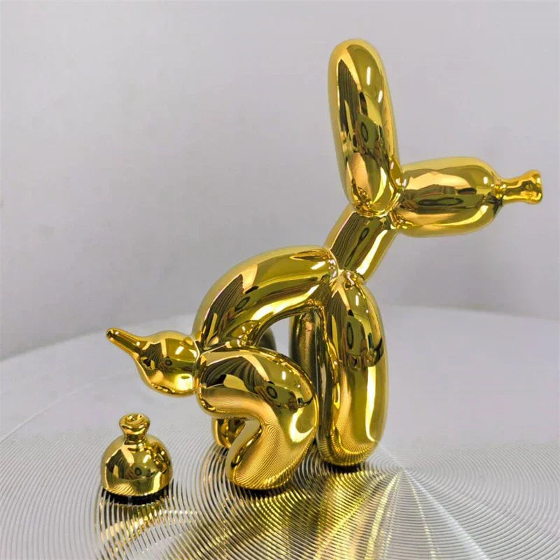 PuppyBalloon – Sculpture ludique en résine de différentes couleurs