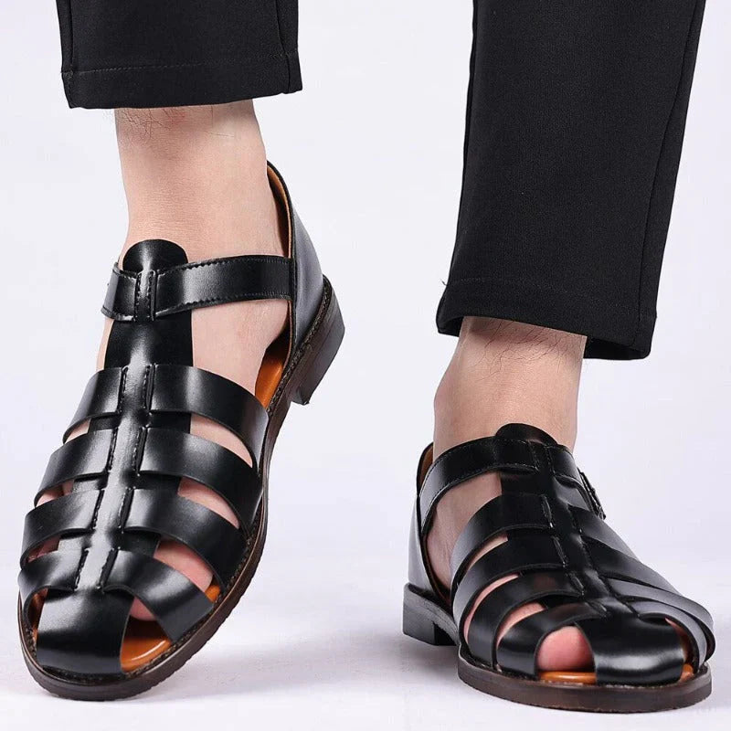 Blaise – Sandales en cuir pour hommes alliant confort et style
