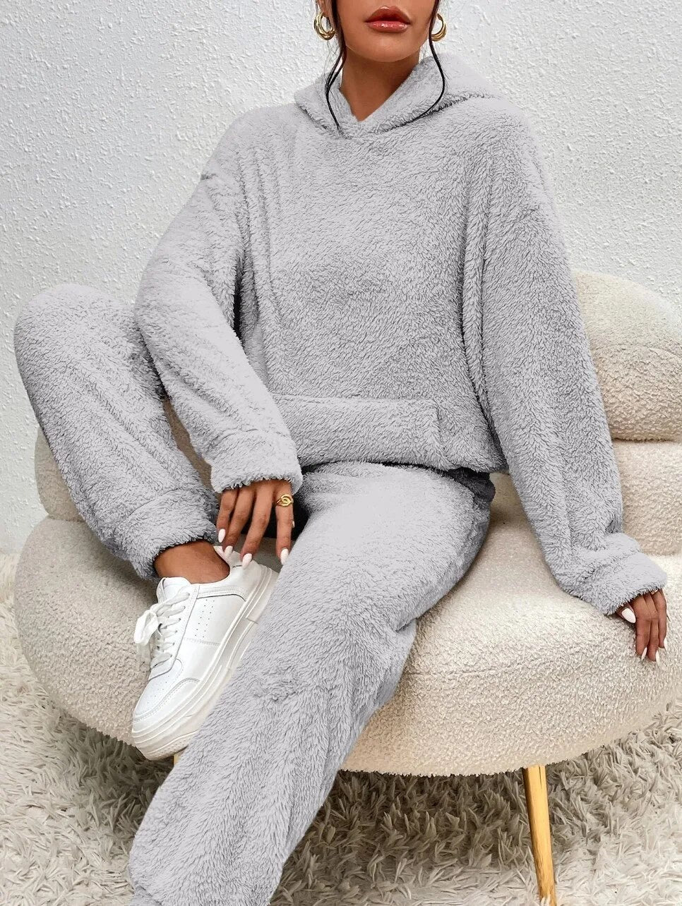 2-piece winter fleece set for women - Spania
