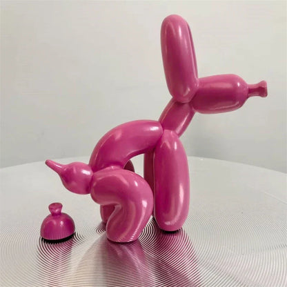 PuppyBalloon – Sculpture ludique en résine de différentes couleurs
