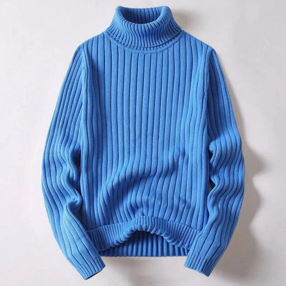 Pull à col roulé en laine mérinos pour hommes - Kevin