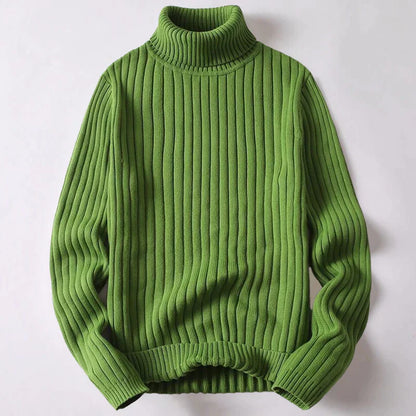 Pull à col roulé en laine mérinos pour hommes - Kevin
