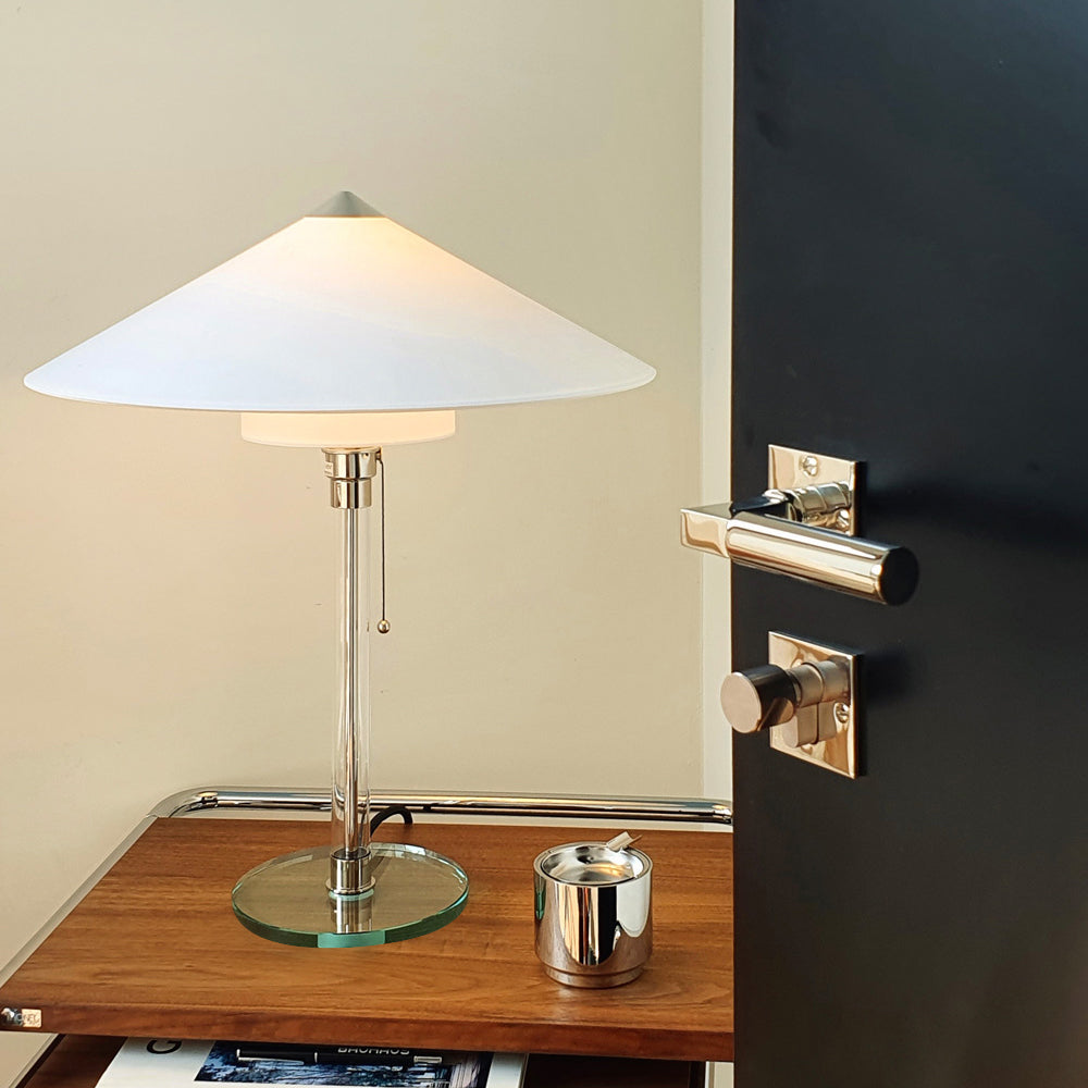 Wagenfeld Glow - Lampe de table élégante à forme minimaliste