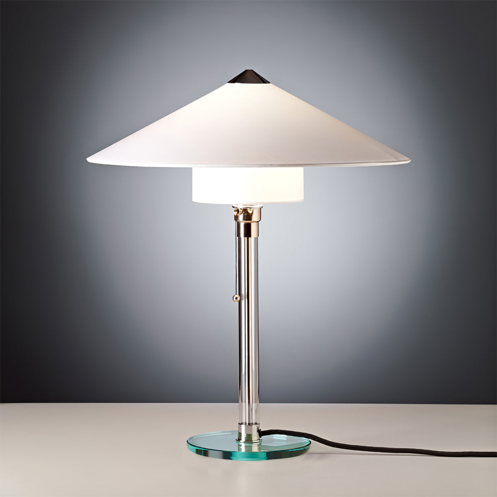 Wagenfeld Glow - Lampe de table élégante à forme minimaliste