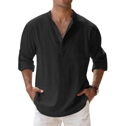 Chemise pour hommes - Lin - pour le printemps et l'été